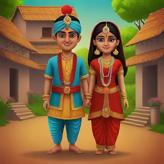 3D cartoon character art